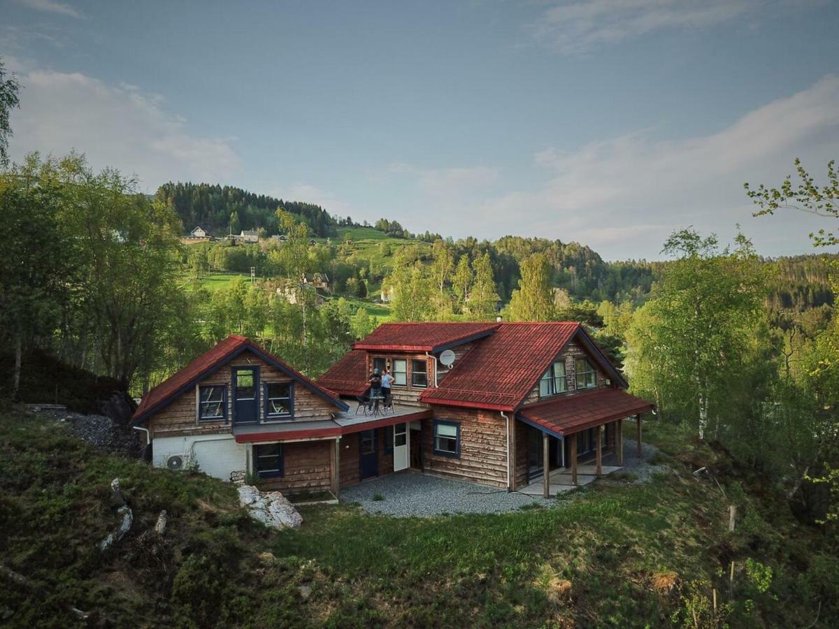 Panorama View Along The Fjord In Stryn Villa Blakset Kültér fotó